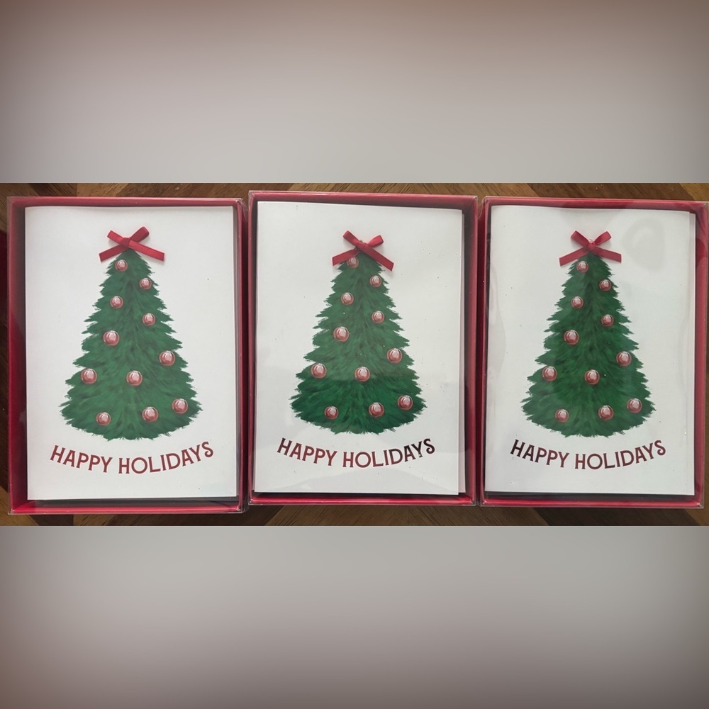 Christmas cards bundle 30 cards 30 envelopes NEW NWT white